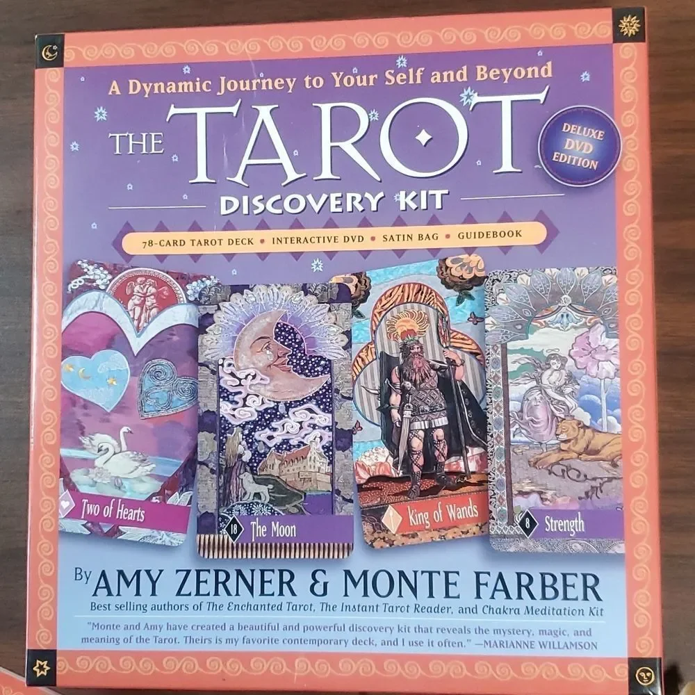 The Tarot Discovery Kit Cards w/Guidebook & DVD Amy Zerner Monte Farber‎